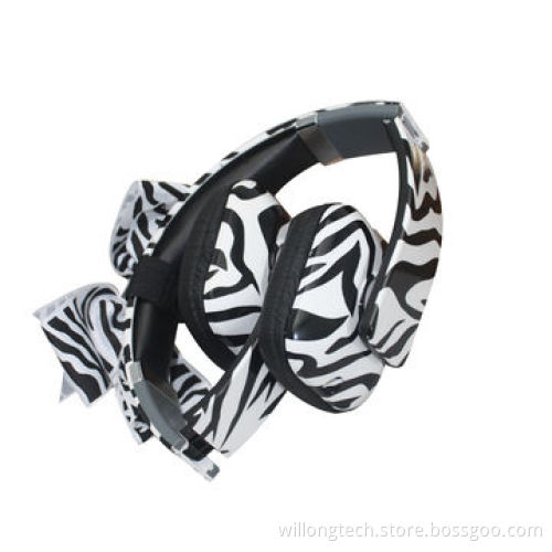 Decorated Headphones with Bowknot, for Girls